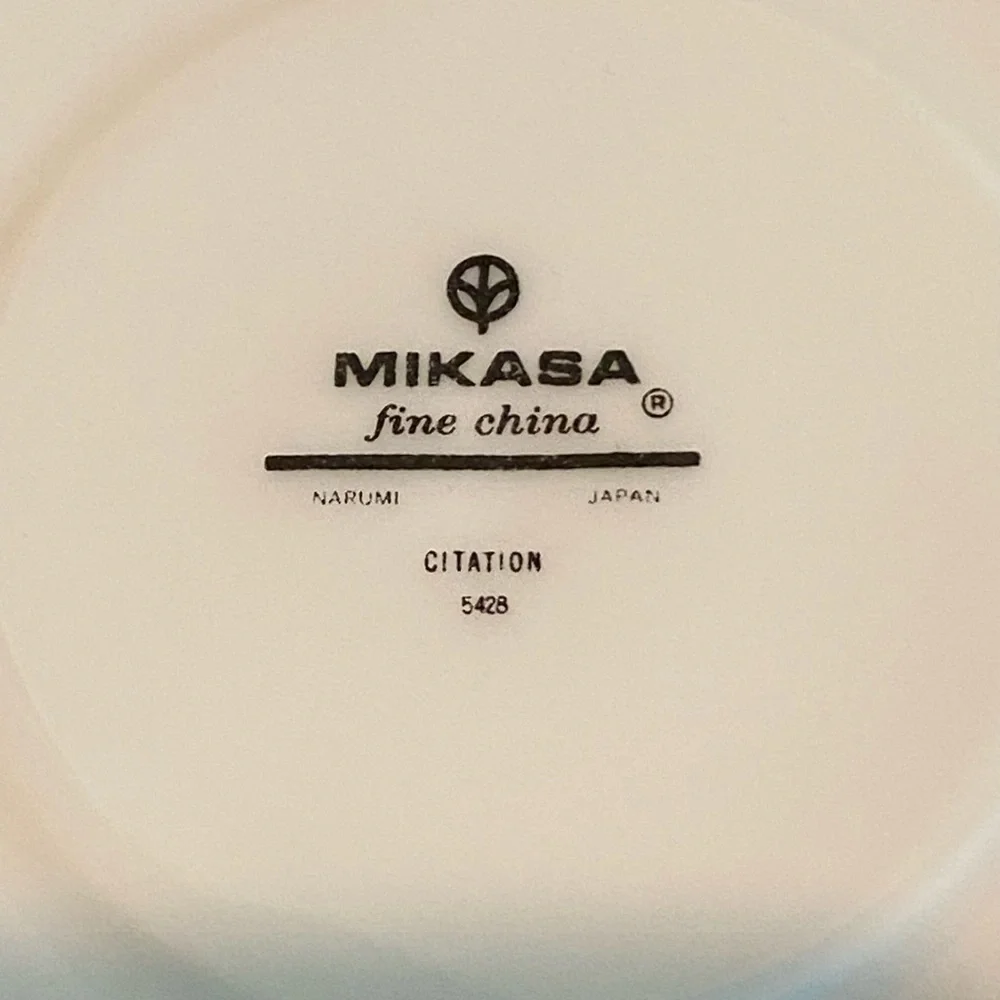 Mikasa Citation Set of 4 Cups and Saucers Set Fine China - Picture 6 of 11